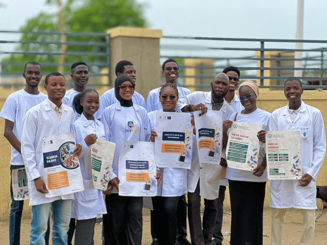 Language Champions at a community outreach event